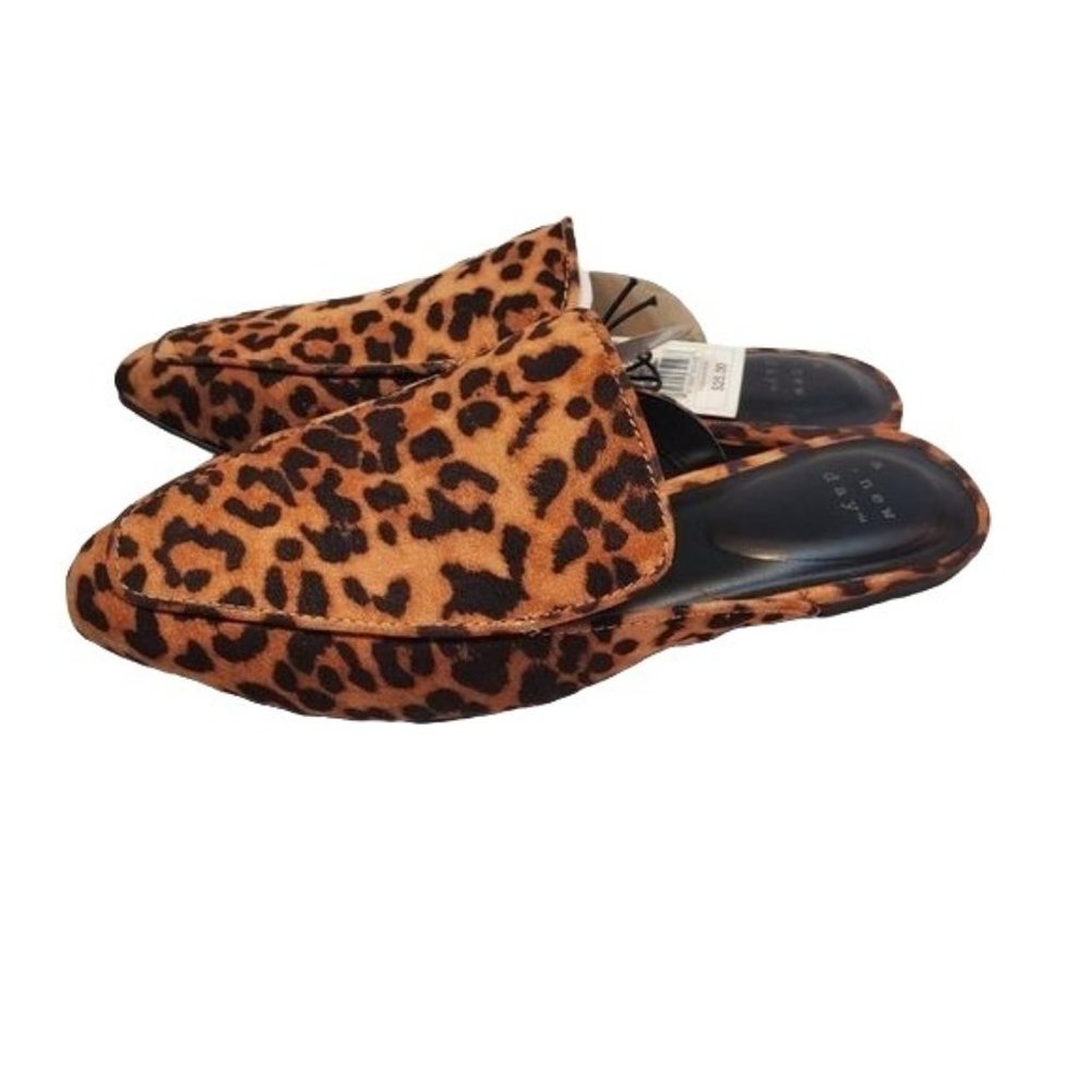 A New Day Women's Leopard Shoes Leopard Slip On Slides - Picture 1 of 5